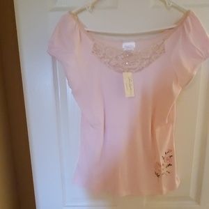 NWT Large Sleepwear Top By Secret Treasures